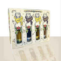 10 COUNT HOLIDAY GIFT PACK: 4 100 ML Stephanie VER 6- Garlic EVOO, Meyer Lemon EVOO, Fig Dark BV, Peppermint White BV